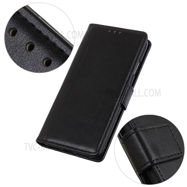 All-inclusive Protection PU Leather Wallet Stand Case Phone Shell for Samsung Galaxy S22 Ultra - Black-6