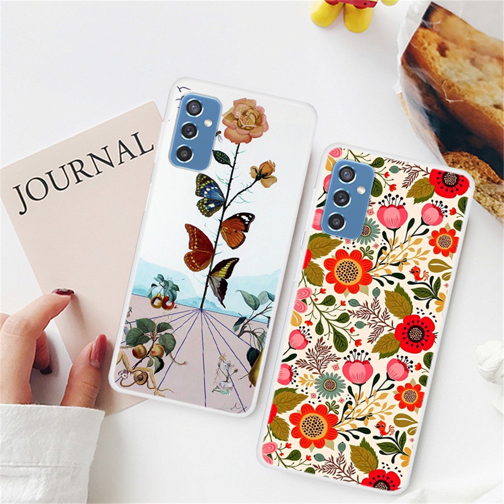 Pattern Printing Design Shockproof Protective Soft TPU Back Phone Cover for Samsung Galaxy M52 5G - Interstellar-3