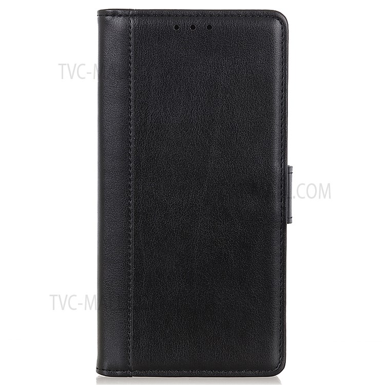 Good Protection Phone Cover TPU+PU Leather Wallet Stand Case Phone Shell for Samsung Galaxy M52 5G - Black-2
