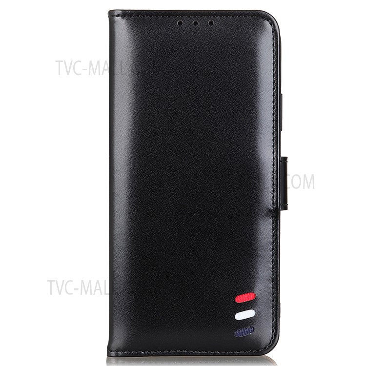 Smooth Texture Full Protection PU Leather Wallet Phone Stand Cover Protective Case for Samsung Galaxy M52 5G - Black-2