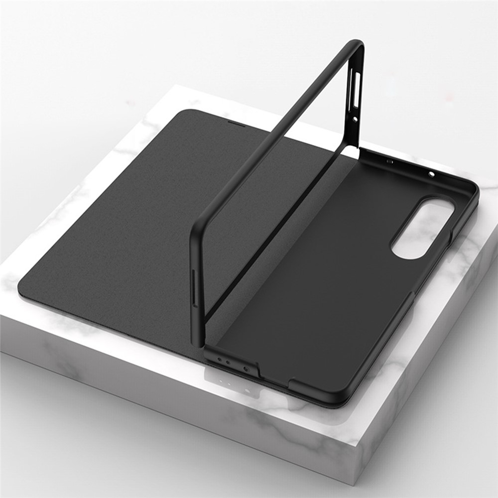 PU Leather + Tempered Glass + PC Phone Case Pattern Printed Stylish Protective Cover for Samsung Galaxy Z Fold3 5G/W22 5G - 11-3