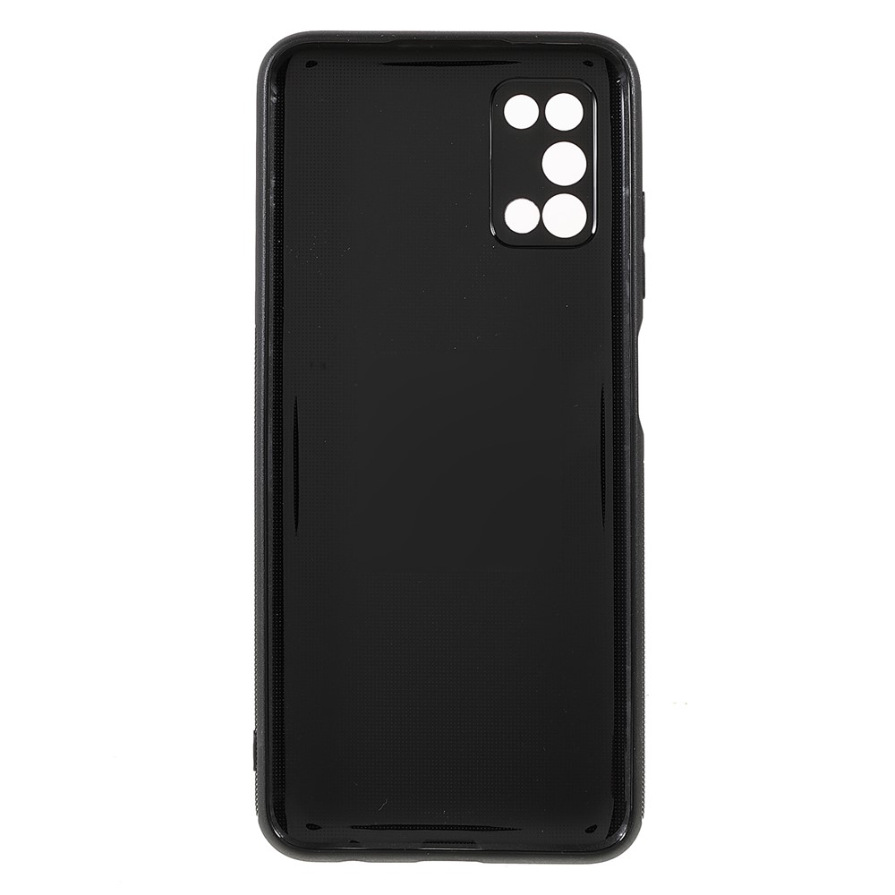 Carbon Fiber Texture Anti-Slip Shock Resistant Soft TPU Phone Case for Samsung Galaxy A03s (166.5 x 75.98 x 9.14mm) - Black-3