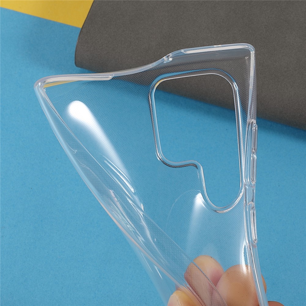 X-LEVEL Slim Anti-Scratch Soft Clear TPU Phone Case Cover for Samsung Galaxy S22 Ultra-7