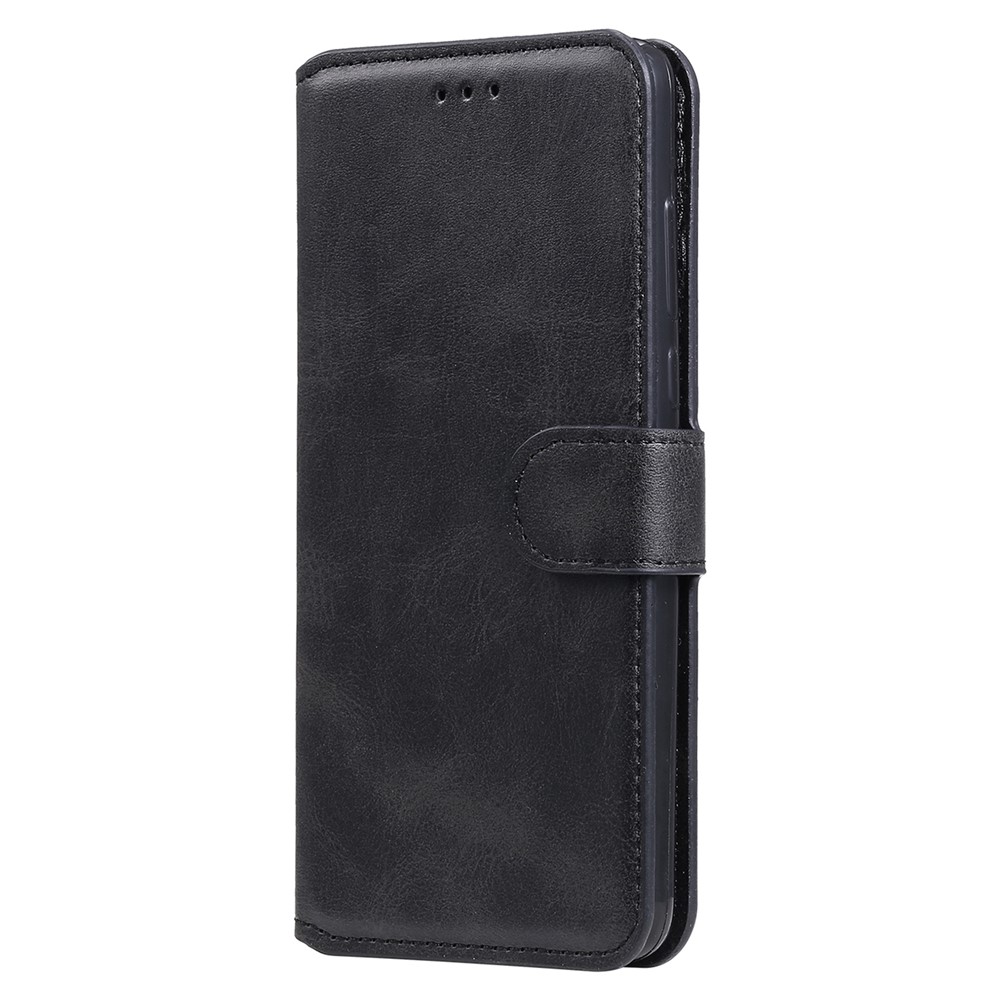 All-inclusive Protection Wallet Stand PU Leather Phone Cover Shell for Samsung Galaxy S22 Pro - Black-2