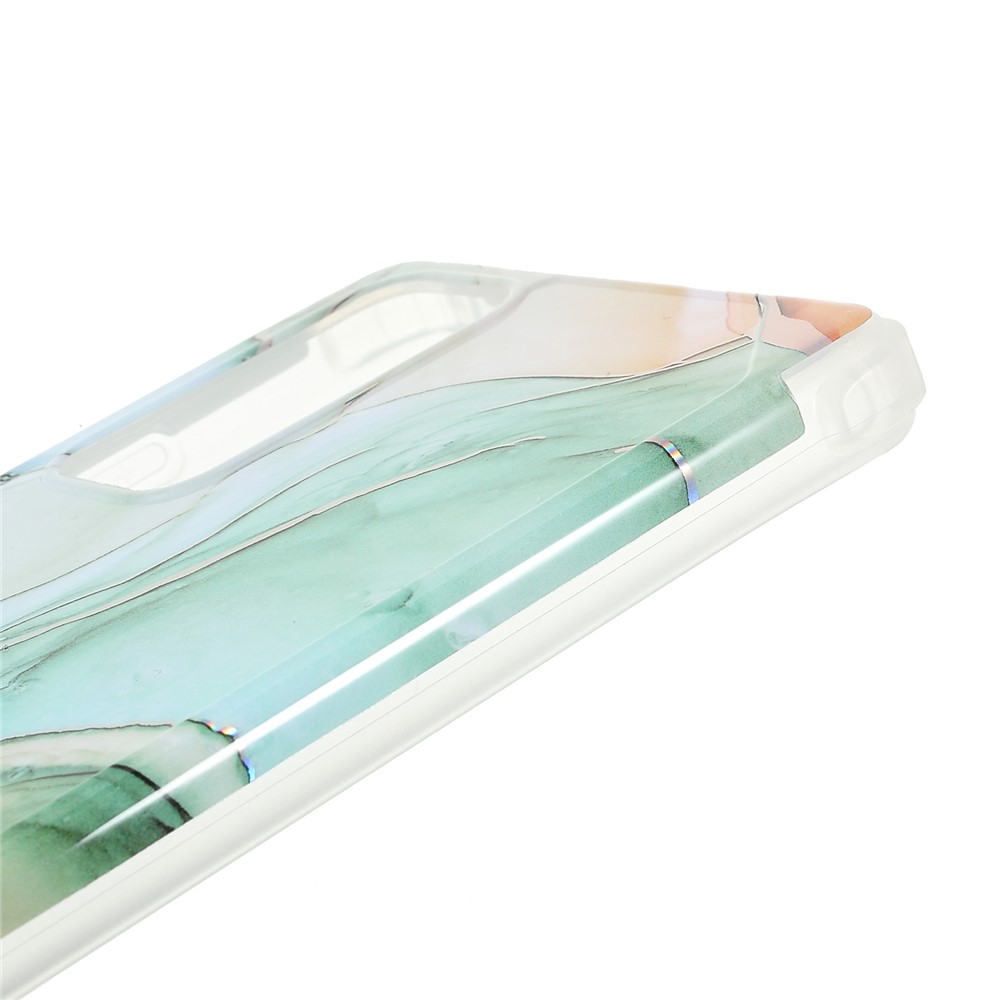 Stylish Marble Shockproof IMD Laser Four Corner Anti-fall TPU+PC Case for Samsung Galaxy Note 20 5G - CF5 Multicolor-8