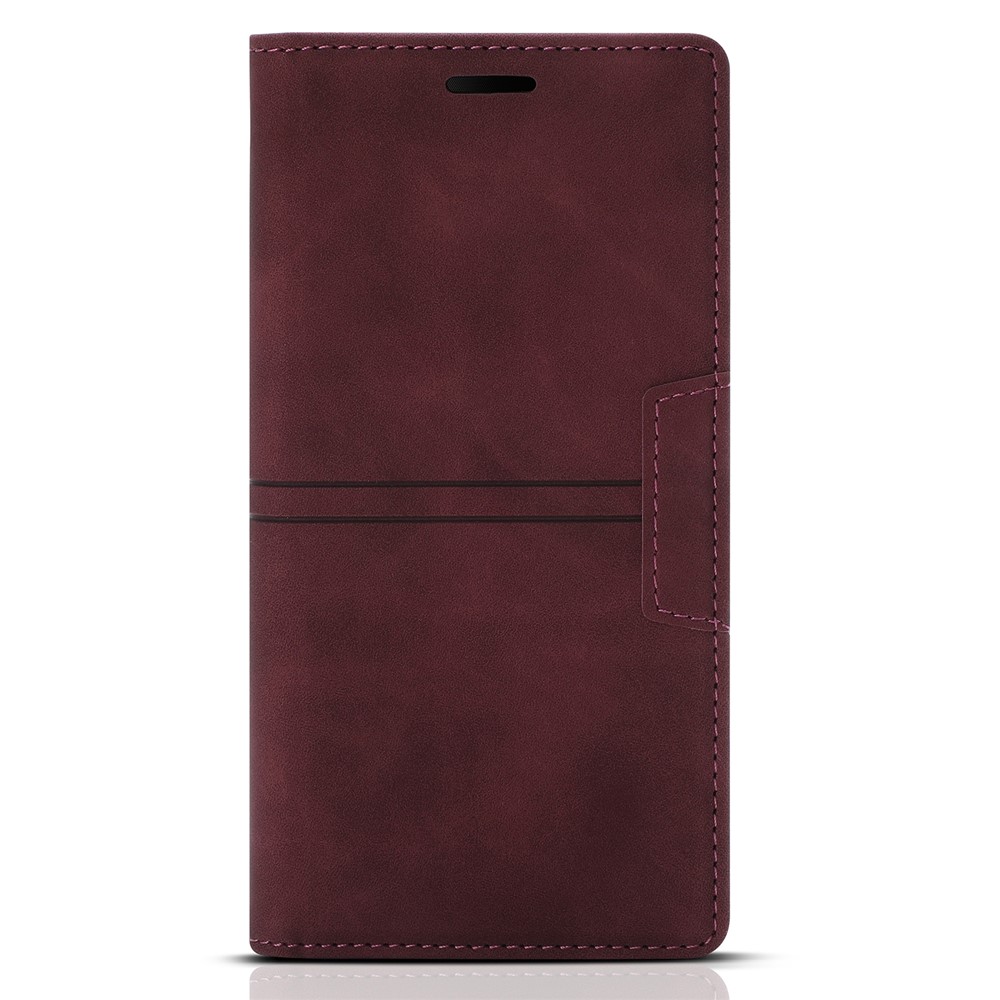 Auto-absorbed Well-protected Fantasy TPU+PU Leather Phone Wallet Cover with Stand for Samsung Galaxy A13 5G - Wine Red-2
