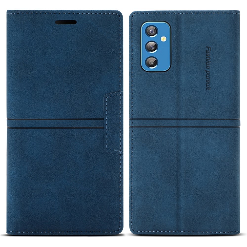 Auto-absorbed Well-protected Fantasy TPU+PU Leather Phone Wallet Cover with Stand for Samsung Galaxy A13 5G - Blue-1