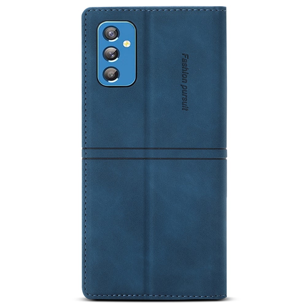 Auto-absorbed Well-protected Fantasy TPU+PU Leather Phone Wallet Cover with Stand for Samsung Galaxy A13 5G - Blue-3