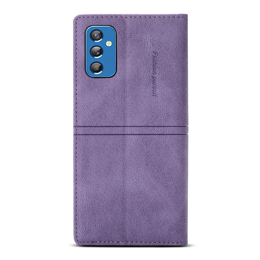 Auto-absorbed Well-protected Fantasy TPU+PU Leather Phone Wallet Cover with Stand for Samsung Galaxy A13 5G - Purple-3