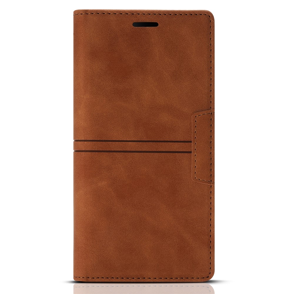 Auto-absorbed Well-protected Fantasy TPU+PU Leather Phone Wallet Cover with Stand for Samsung Galaxy A13 5G - Brown-2