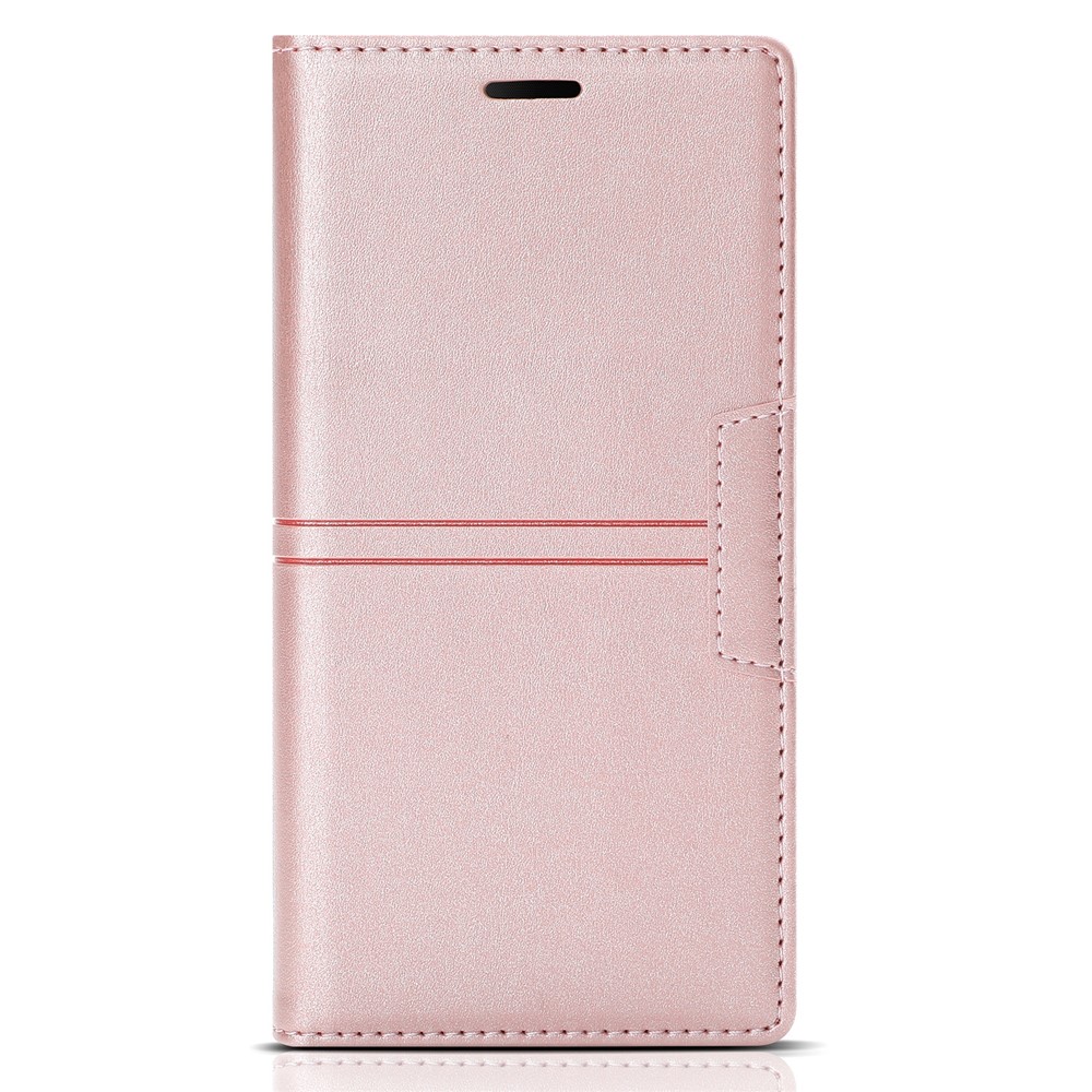 Auto-absorbed Fantasy Folio Flip Case Wallet TPU+PU Leather Phone Cover with Stand for Samsung Galaxy S22 Ultra - Rose Gold-2