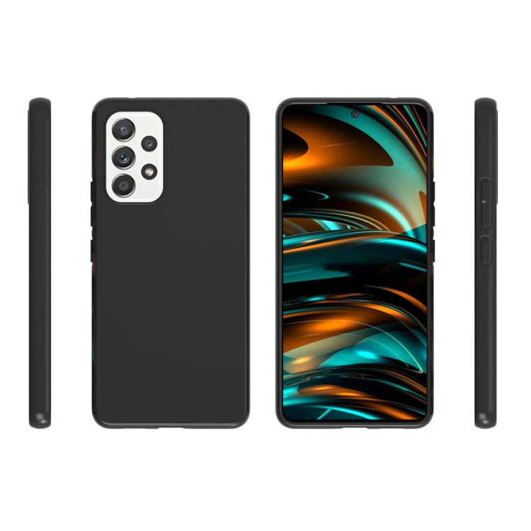 10Pcs/Pack Anti-Scratch Soft TPU Double-sided Matte Finish Coating Phone Case for Samsung Galaxy A53 5G-6