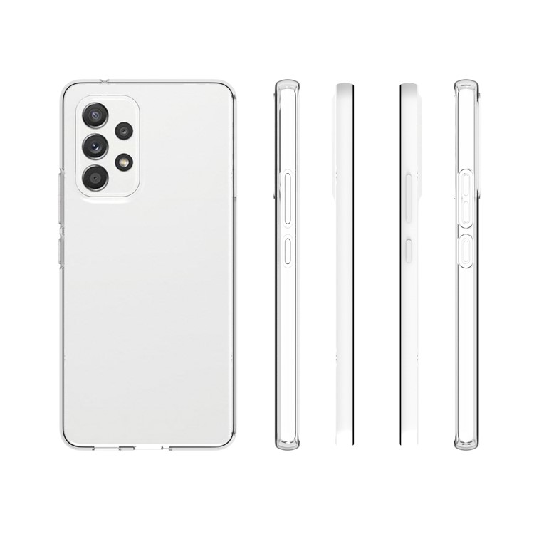10Pcs/Pack Mobile Phone Case Inner Watermark-Free Clear Soft TPU Phone Shell for Samsung Galaxy A53 5G-6