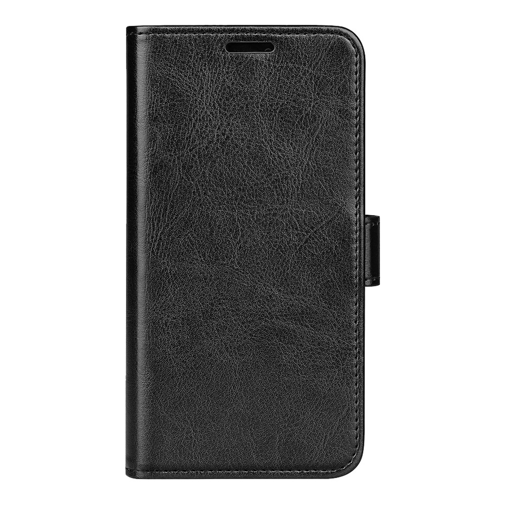 Crazy Horse Texture Folio Flip Shockproof Leather Phone Wallet Cover Stand Case for Samsung Galaxy A33 5G - Black-2