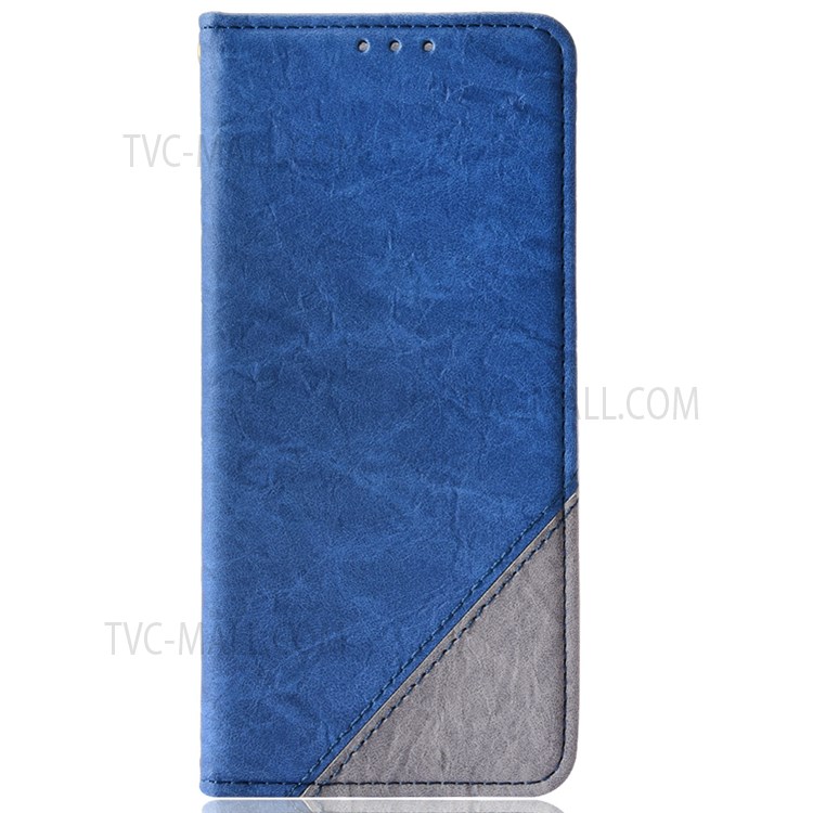 TPU + PU Leather Phone Case Auto-absorbed Magnetic Closure Shockproof Phone Protector for Samsung Galaxy S22 Plus - Blue-2
