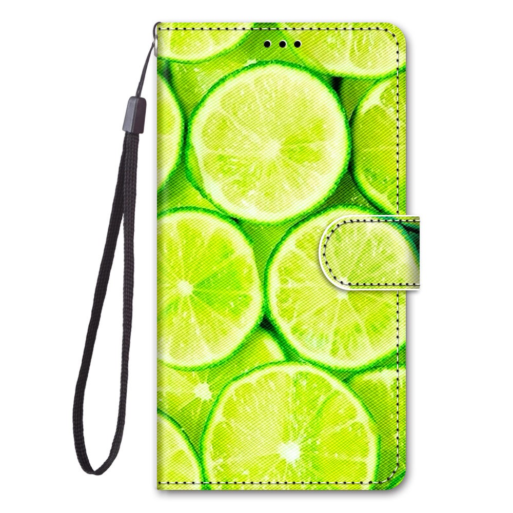 Shockproof Phone Case PU Leather + TPU Phone Cover with Stand Wallet Strap for Samsung Galaxy A03s (166.5 x 75.98 x 9.14mm) - B02 Lime-2
