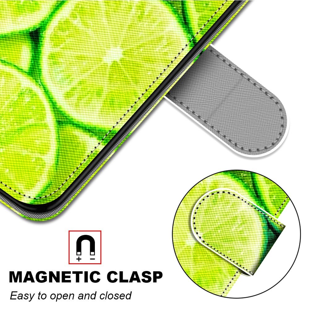 Shockproof Phone Case PU Leather + TPU Phone Cover with Stand Wallet Strap for Samsung Galaxy A03s (166.5 x 75.98 x 9.14mm) - B02 Lime-9
