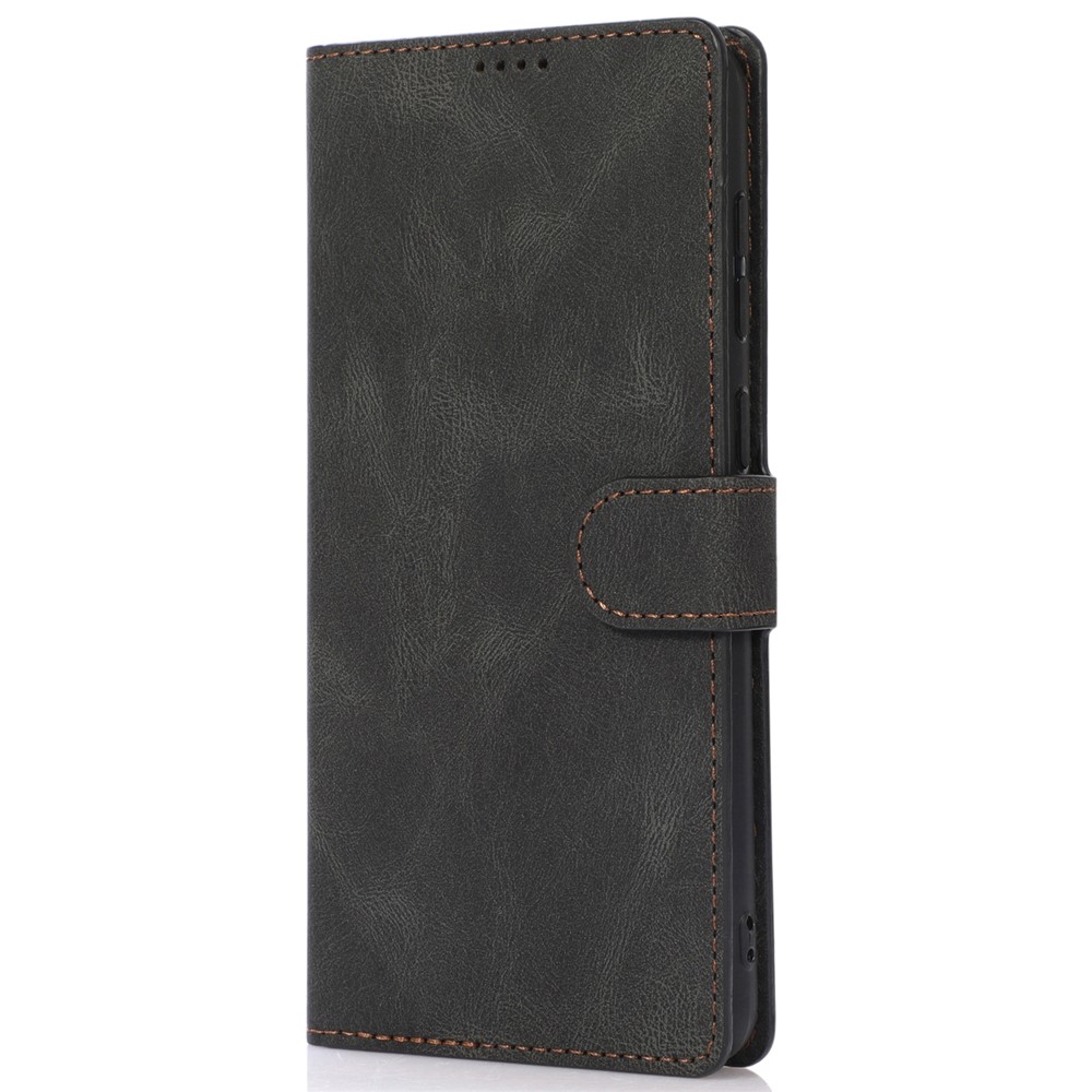 Wrist Strap Dual-sided Magnetic Clasp PU Leather + TPU Wallet Stand Shockproof Phone Cover for Samsung Galaxy A53 5G - Black-2