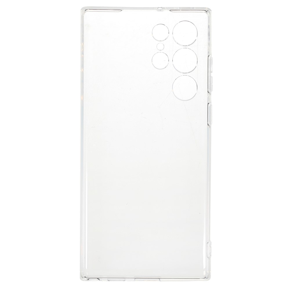 Shock Absorption 2.0mm Thick TPU Transparent Anti-Watermark Protective Phone Case for Samsung Galaxy S22 Ultra 5G-2