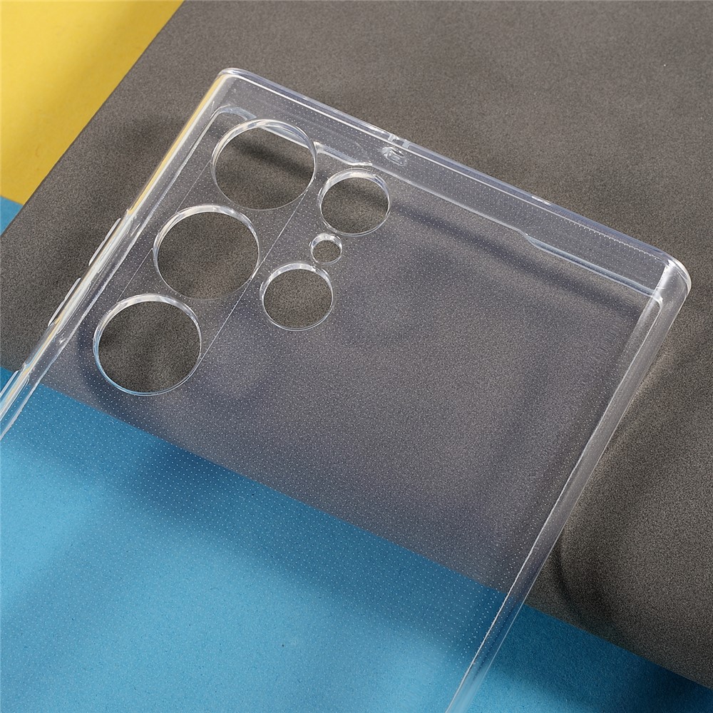 Shock Absorption 2.0mm Thick TPU Transparent Anti-Watermark Protective Phone Case for Samsung Galaxy S22 Ultra 5G-4