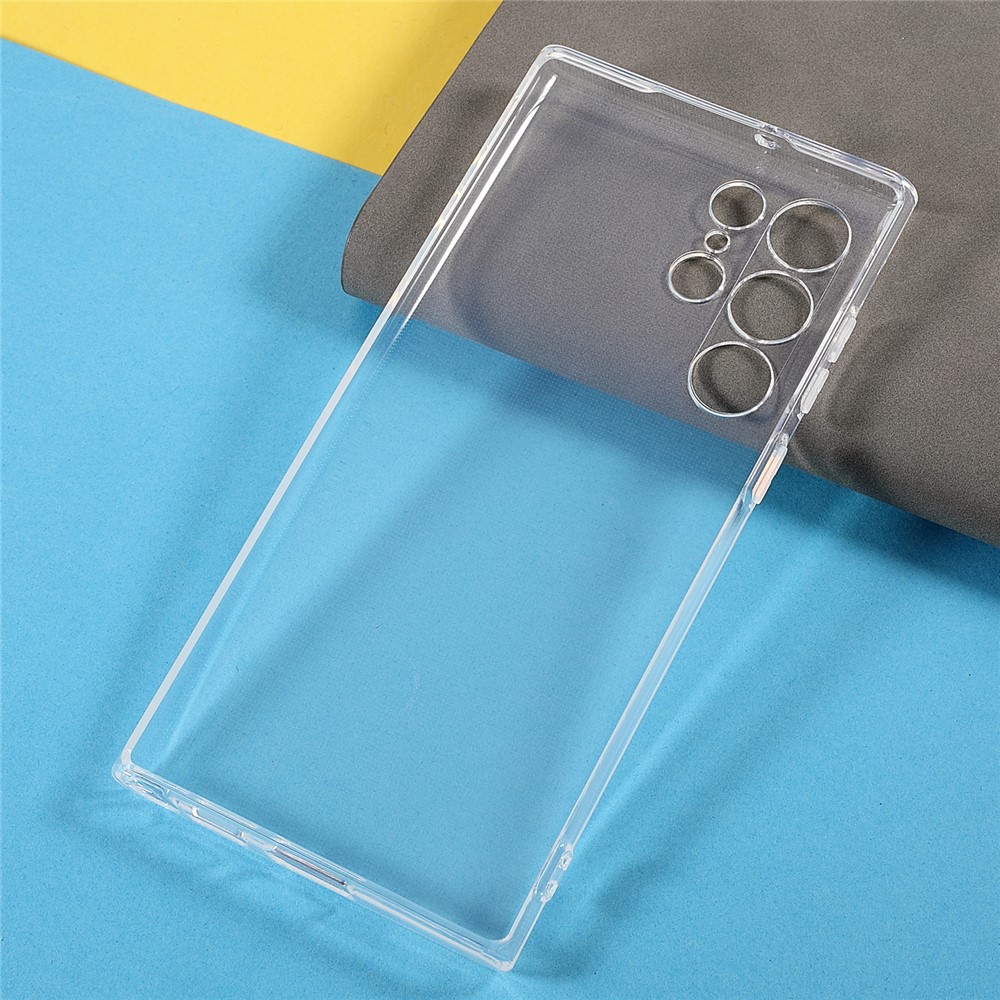 Shock Absorption 2.0mm Thick TPU Transparent Anti-Watermark Protective Phone Case for Samsung Galaxy S22 Ultra 5G-6