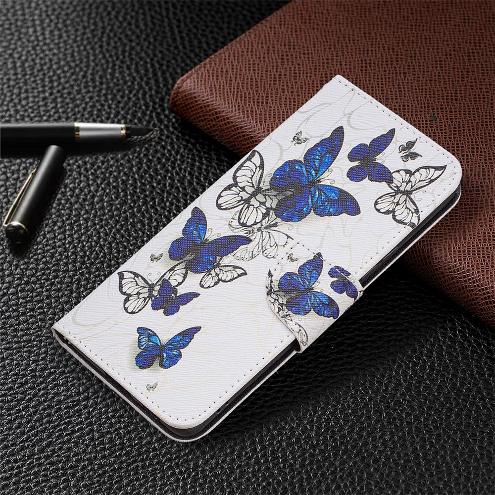 Shock Absorption Pattern Printing Folio Flip Leather Stand Wallet Phone Case for Samsung Galaxy A53 5G - Butterflies-6