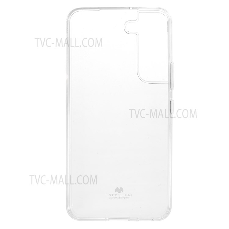 MERCURY GOOSPERY Glitter Powder Glossy TPU Shock Absorption Protective Cover for Samsung Galaxy S22+ 5G - Transparent-2