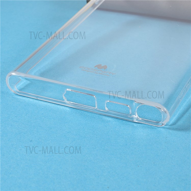 MERCURY GOOSPERY Glossy Surface Anti-Scratch Soft TPU Fashion Powder Glitter Case for Samsung Galaxy S22 Ultra 5G - Transparent-5
