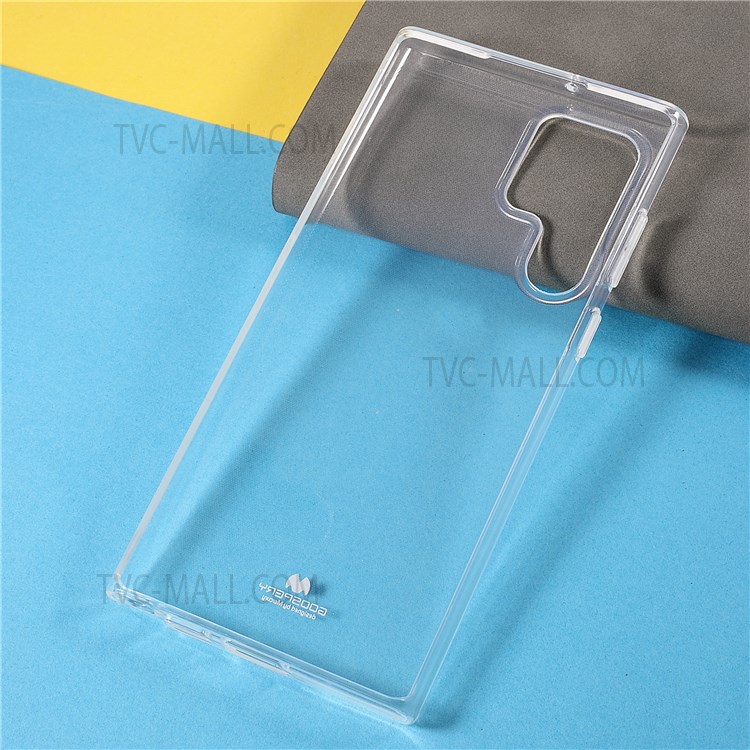 MERCURY GOOSPERY Glossy Surface Anti-Scratch Soft TPU Fashion Powder Glitter Case for Samsung Galaxy S22 Ultra 5G - Transparent-6