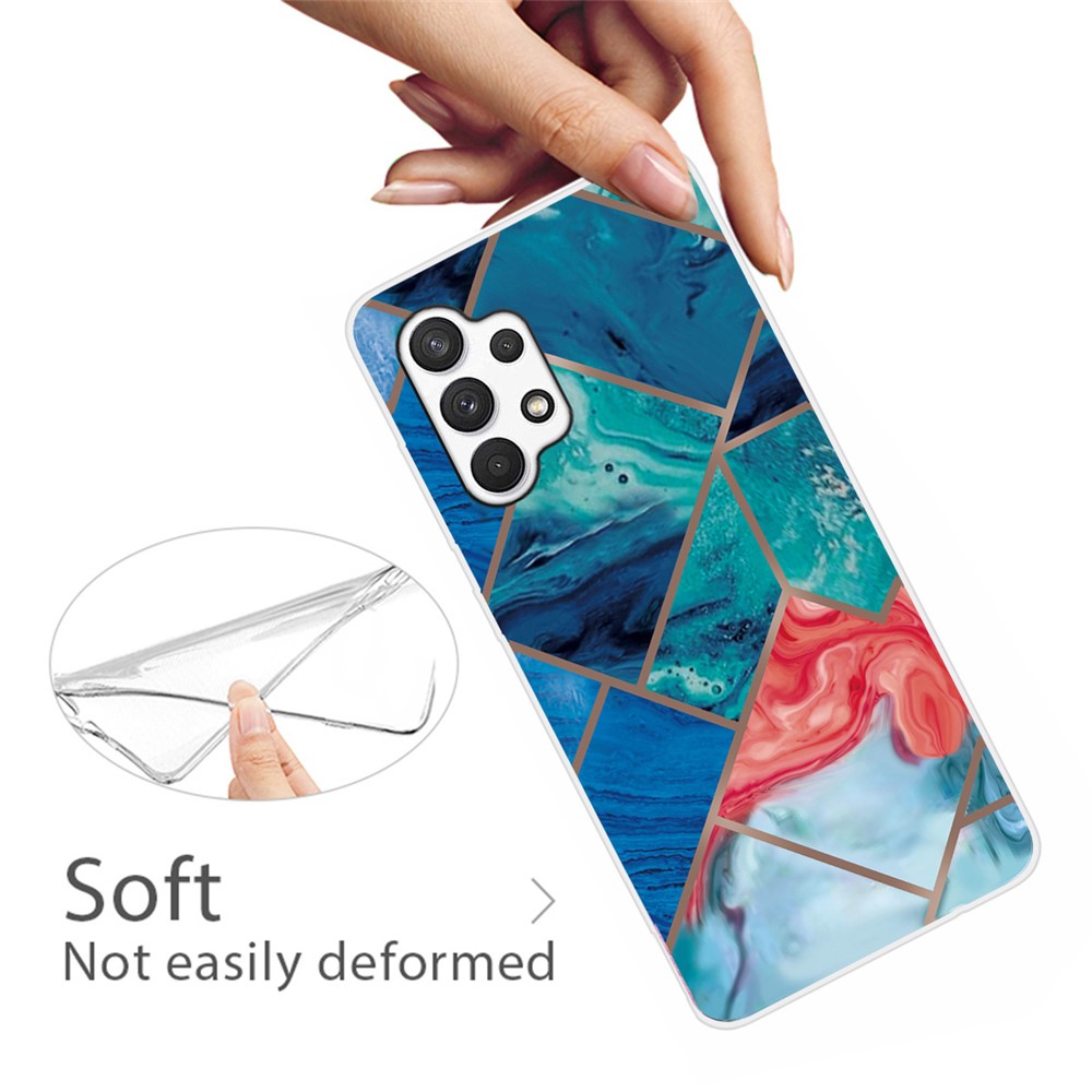 Marble Pattern Series A Soft TPU Drop Shockproof Protective Cover for Samsung Galaxy A13 4G - Style A-2