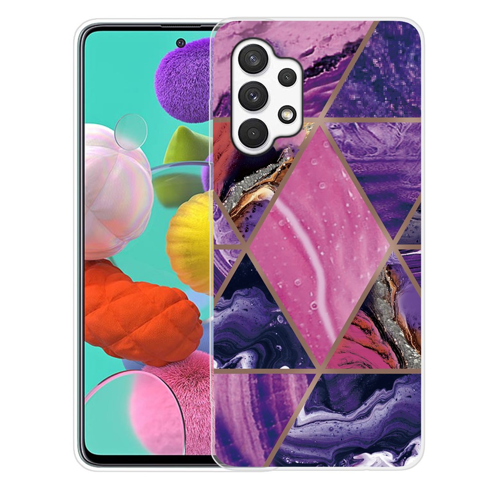 Marble Pattern Series A Soft TPU Drop Shockproof Protective Cover for Samsung Galaxy A13 4G - Style B-1