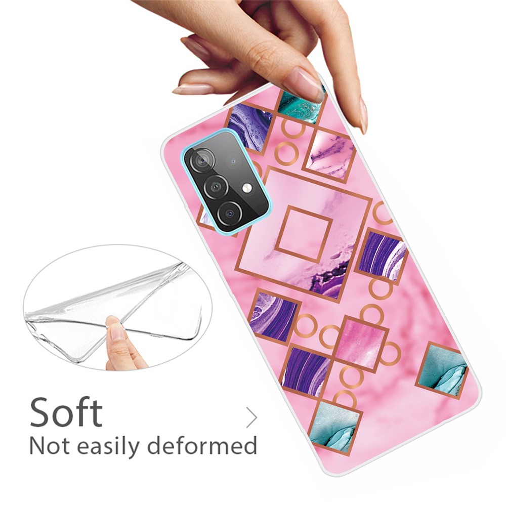Marble Design Series B Slim Anti-Scratch Shockproof TPU Back Cover for Samsung Galaxy A13 4G - Style A-2