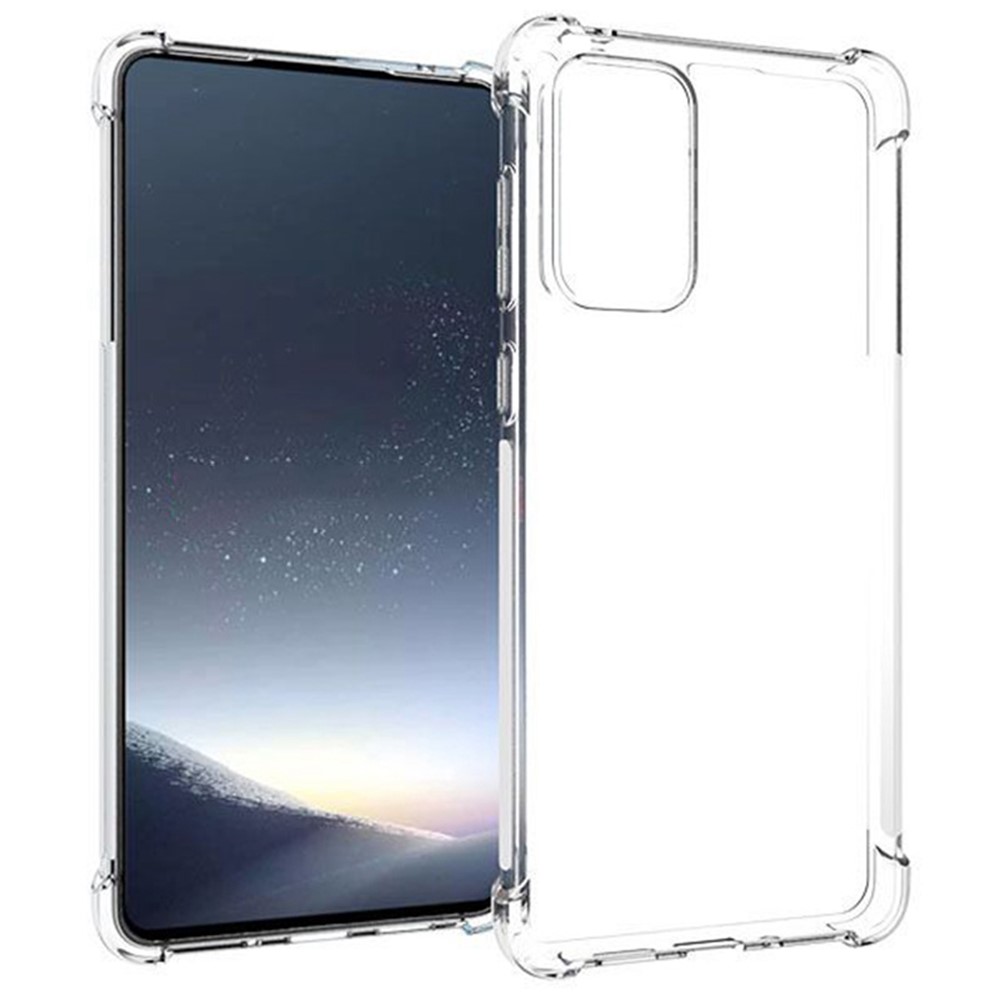 Four Corners Shock Absorption Non-Slip Soft TPU Clear Back Case for Samsung Galaxy A73 5G-1