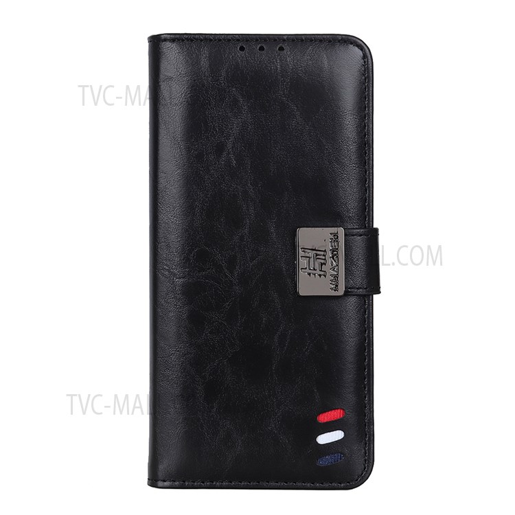 PU Leather Wallet Flip Protective Phone Case Cover with Stand for Samsung Galaxy A73 5G - Black-2