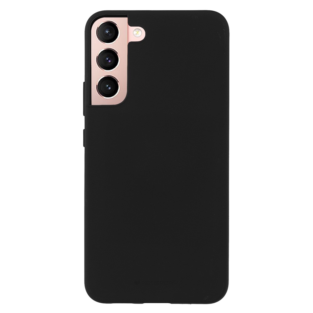 MERCURY GOOSPERY SOFT FEELING Series Anti-fingerprint Matte Smartphone Cover TPU Phone Case for Samsung Galaxy S22 5G - Black-1