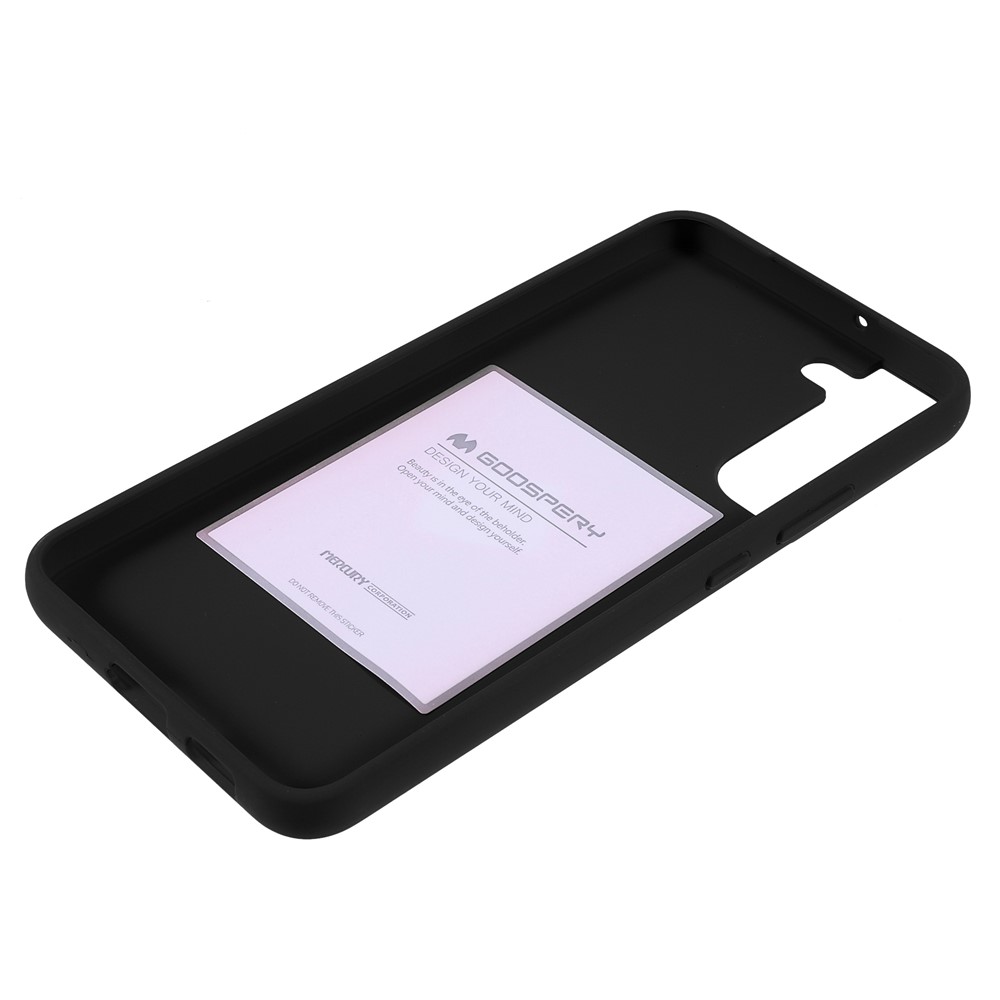 MERCURY GOOSPERY SOFT FEELING Series Anti-fingerprint Matte Smartphone Cover TPU Phone Case for Samsung Galaxy S22 5G - Black-7