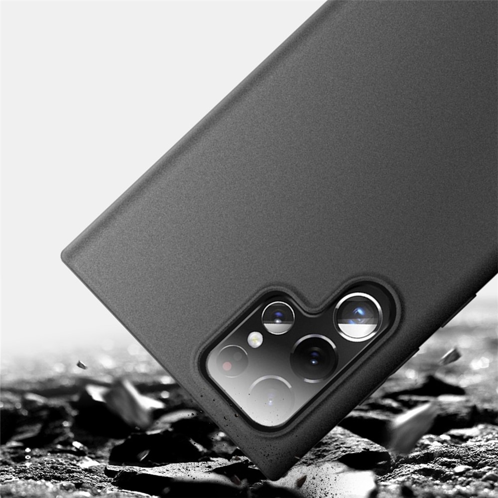 X-LEVEL Guardian Series Soft TPU Matte Surface Scratch-resistant Back Protective Cover Shell for Samsung Galaxy S22 5G - Black-3