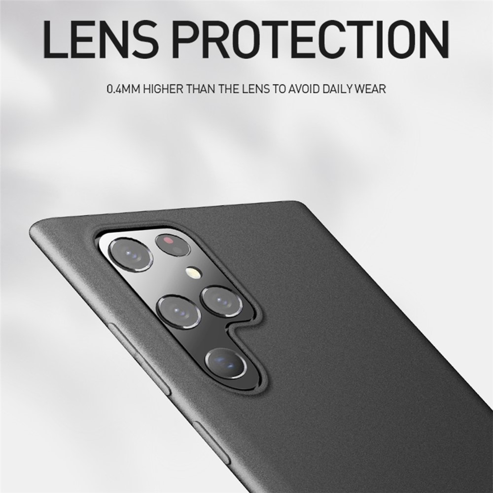 X-LEVEL Guardian Series Soft TPU Matte Surface Scratch-resistant Back Protective Cover Shell for Samsung Galaxy S22 5G - Black-6
