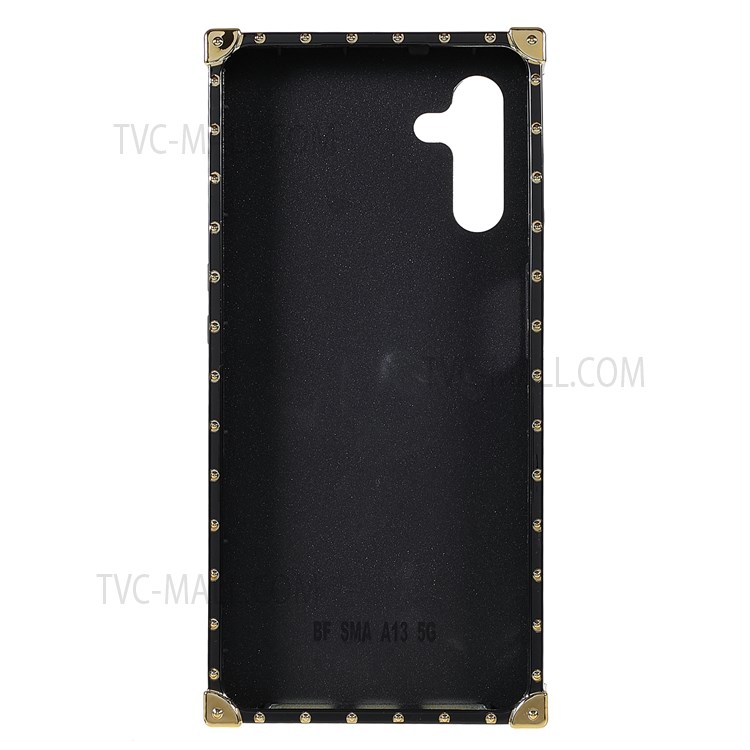All-round Shockproof National Style Pattern Printing Shell Electroplating Buckles Glossy Surface Mobile Phone TPU Cover for Samsung Galaxy A13 5G - Blue and White Porcelain-3