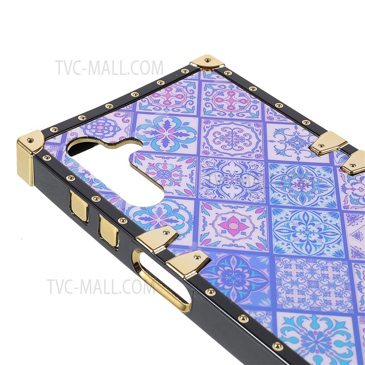 All-round Shockproof National Style Pattern Printing Shell Electroplating Buckles Glossy Surface Mobile Phone TPU Cover for Samsung Galaxy A13 5G - Blue and White Porcelain-6