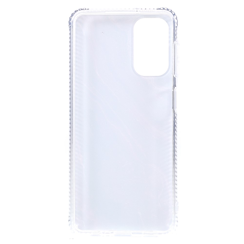 TPU+Acrylic Glittering Marble Pattern Light Slim Hybrid Phone Case Protector for Samsung Galaxy A13 5G - Wine Red-3
