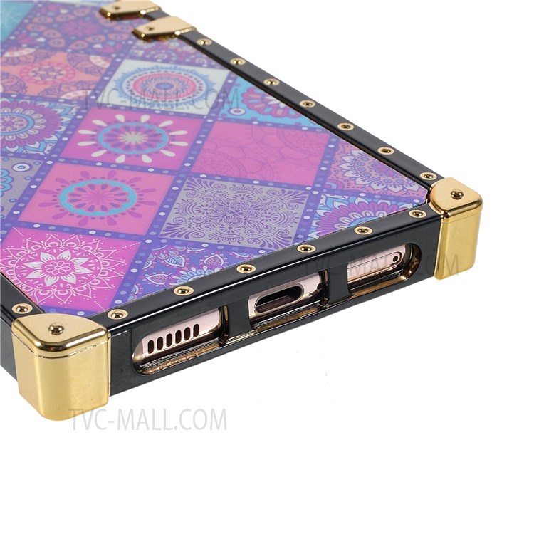 For Samsung Galaxy S21+ 5G Fashionable Pattern Printing Case Electroplating Soft TPU Phone Cover - National Style-5