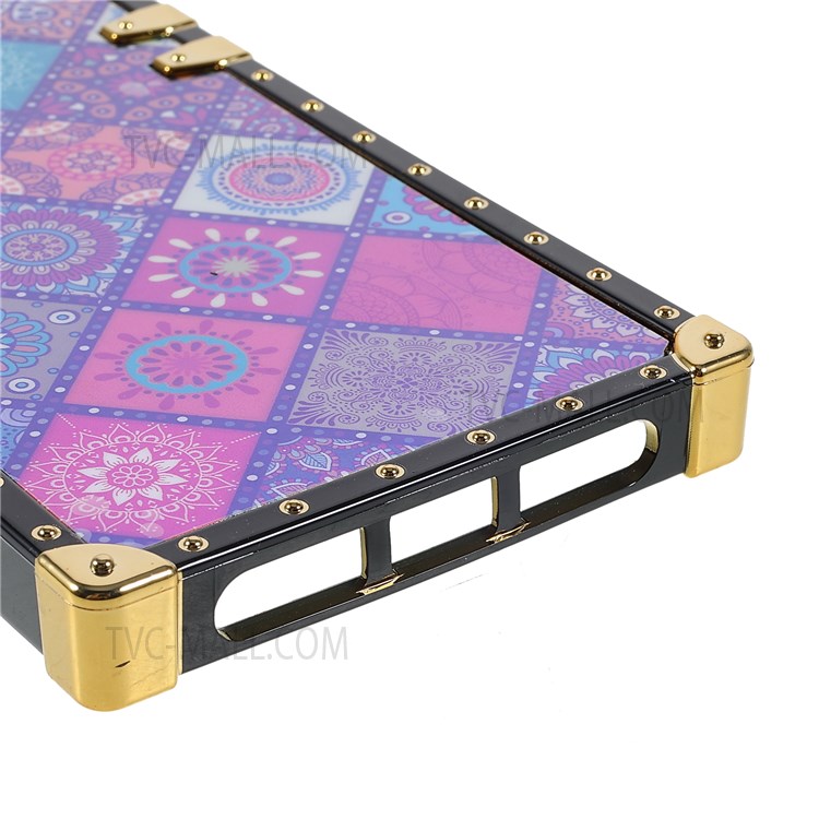 Stylish Pattern Printing Electroplating Phone Case TPU Well-protected Mobile Phone Cover for Samsung Galaxy A32 4G (EU Version) - National Style-5