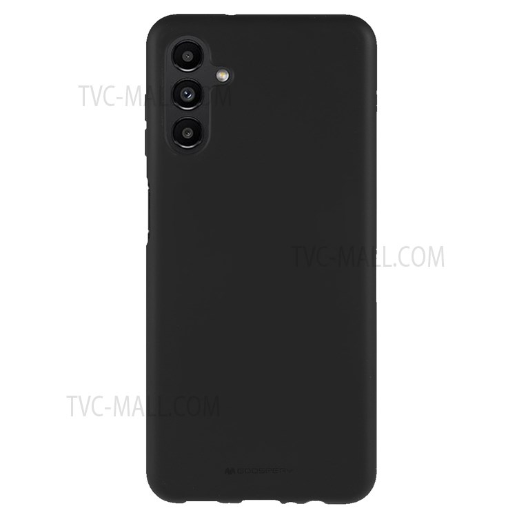 MERCURY GOOSPERY SOFT FEELING Series Soft TPU Matte Finish Coating Phone Case Lightweight Back Cover for Samsung Galaxy A13 5G - Black-1