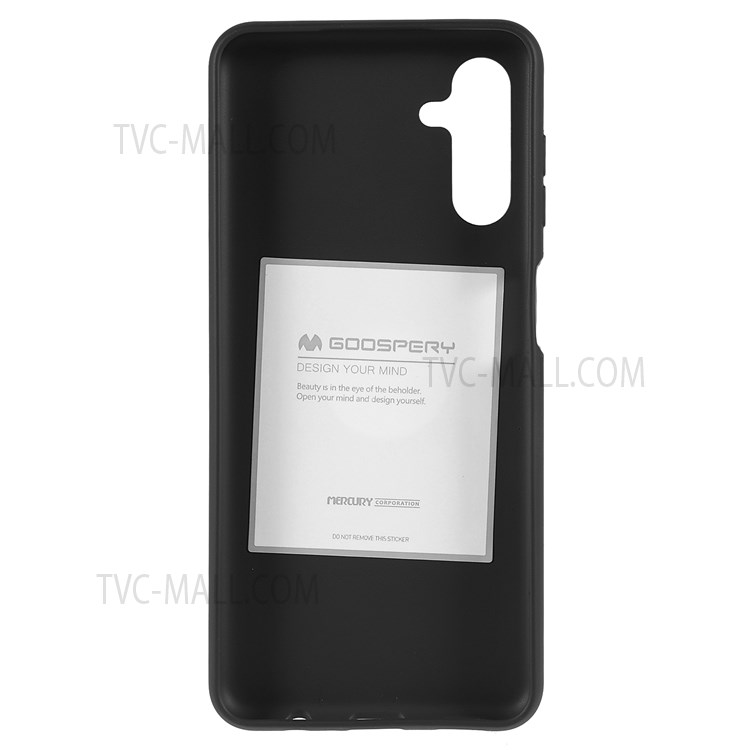 MERCURY GOOSPERY SOFT FEELING Series Soft TPU Matte Finish Coating Phone Case Lightweight Back Cover for Samsung Galaxy A13 5G - Black-4