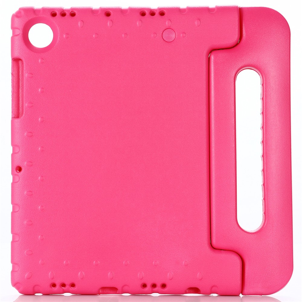 For Samsung Galaxy Tab A8 10.5 (2021) / (2022) Portable Handle Kickstand Shockproof EVA Protective Tablet Case Cover - Rose-3