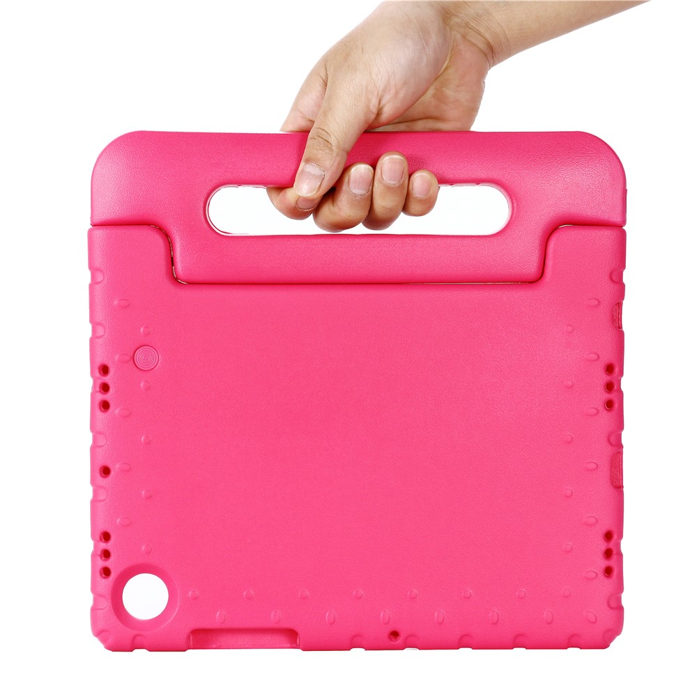 For Samsung Galaxy Tab A8 10.5 (2021) / (2022) Portable Handle Kickstand Shockproof EVA Protective Tablet Case Cover - Rose-4