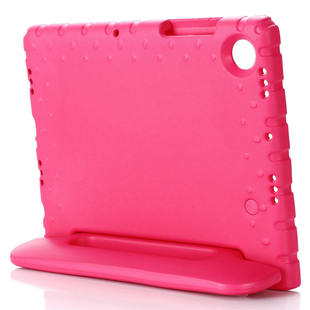 For Samsung Galaxy Tab A8 10.5 (2021) / (2022) Portable Handle Kickstand Shockproof EVA Protective Tablet Case Cover - Rose-5