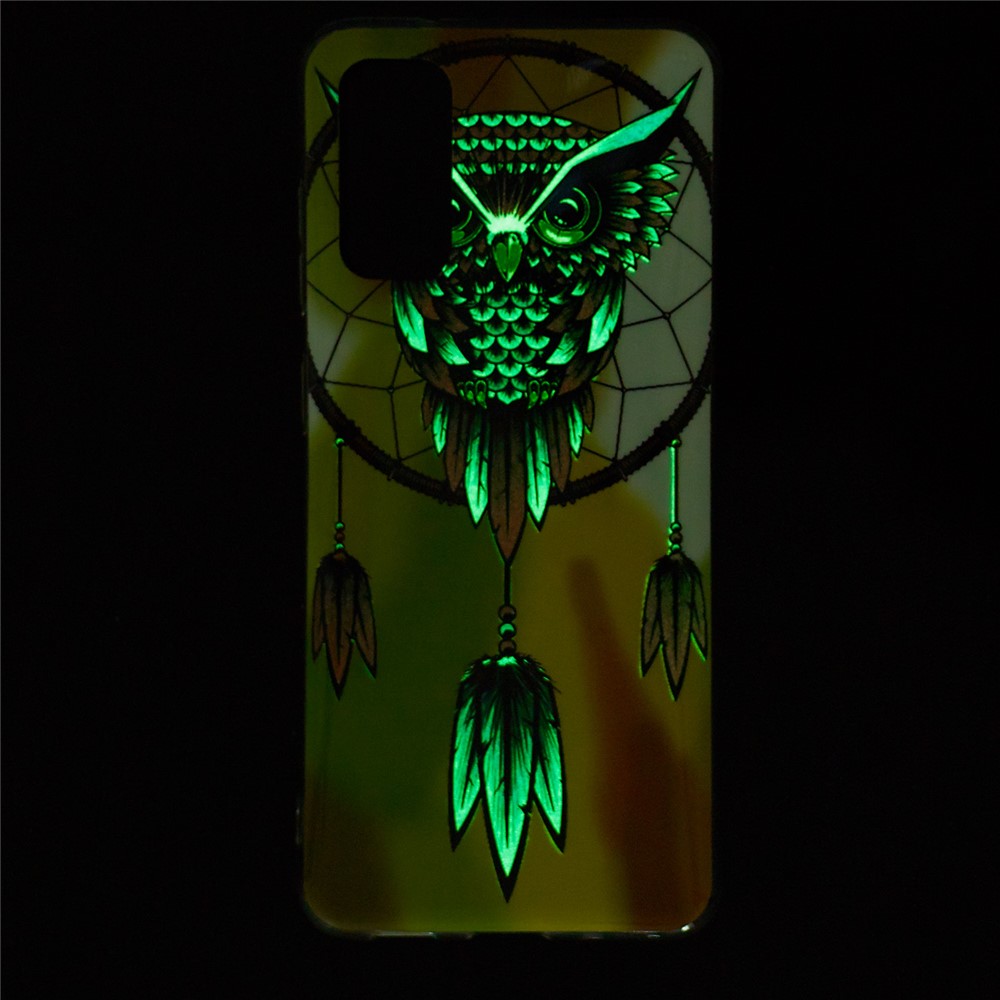 Luminous Noctilucent Pattern IMD Flexible TPU Case Anti-scratch Phone Cover for Samsung Galaxy A33 5G - Owl/Dreamcatcher-4
