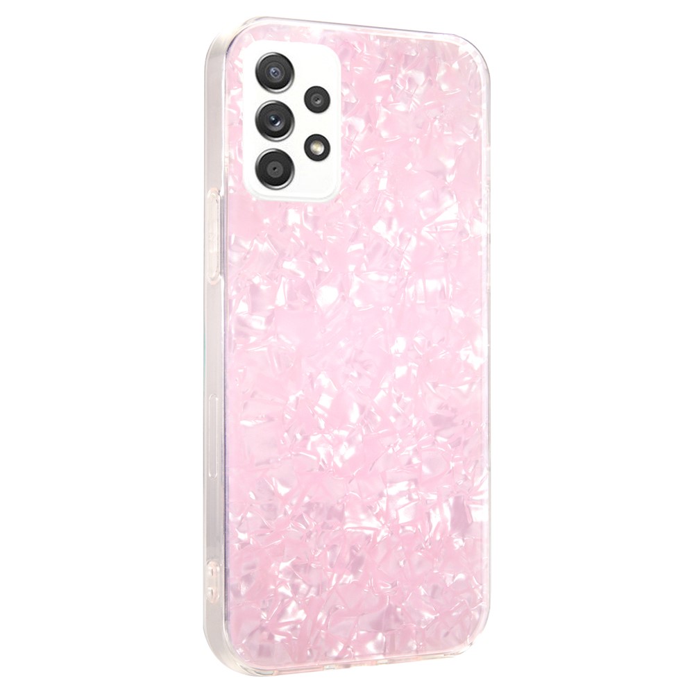 IPAKY Ultra-Thin IMD Acrylic + Soft TPU Shockproof Anti-Scratch Phone Case for Samsung Galaxy A52s 5G / Samsung Galaxy A52 4G/5G - Pink-3